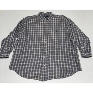 Polo Ralph Lauren Shirt Mens 3XB Check Button Down Classic Fit Great Condition